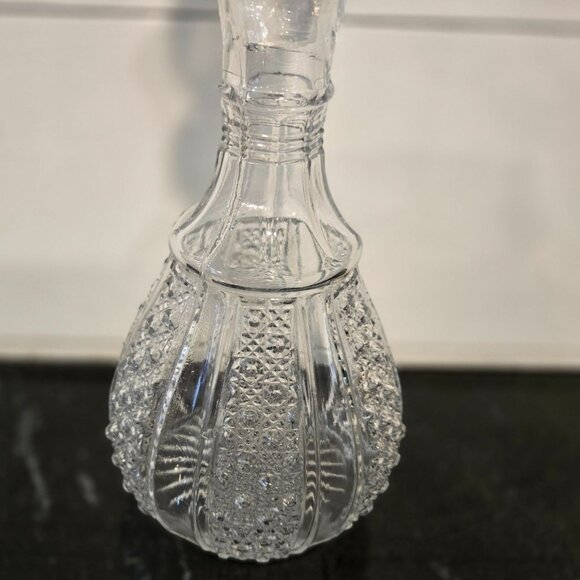 Antique EAPG Decanter 1915 RAINBOW by McKee & Brothers Pittsburg, PA Rare find - Picture 2 of 10